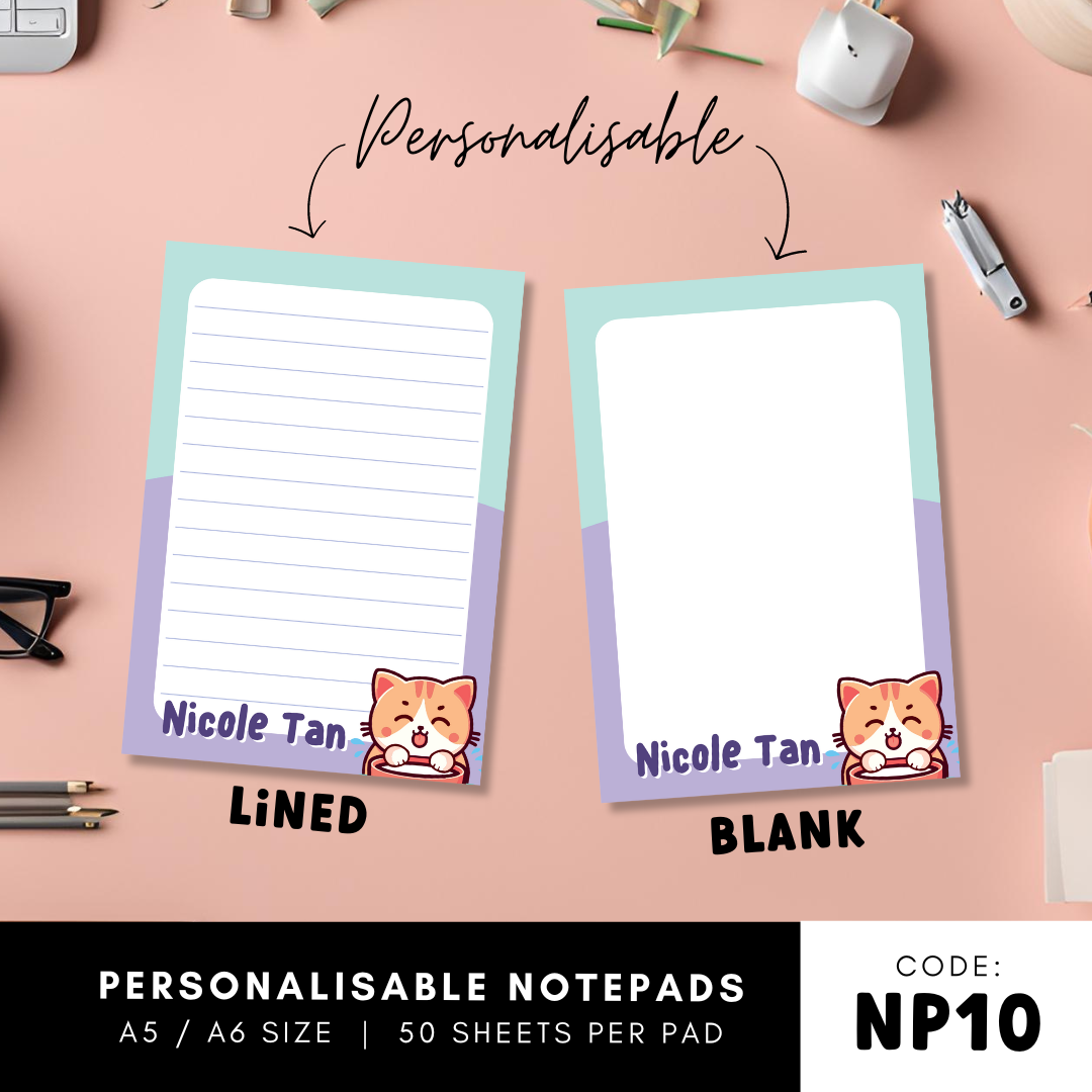Personalisable Notepad - NP10