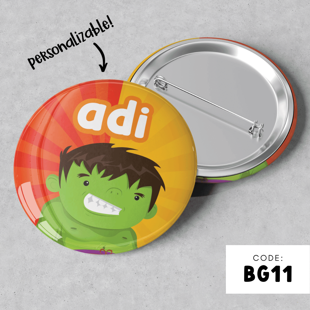 PERSONALISABLE BADGE - BG11