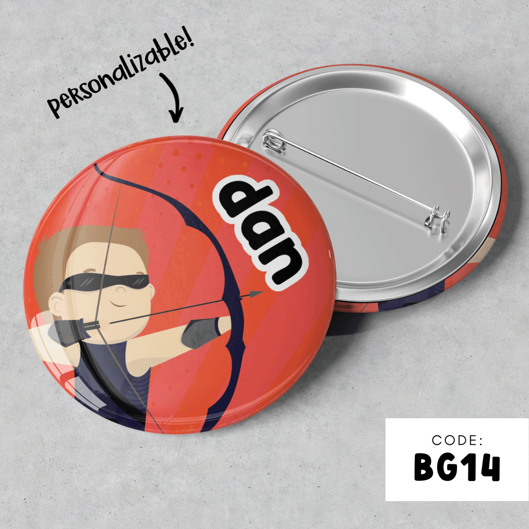 PERSONALISABLE BADGE - BG14
