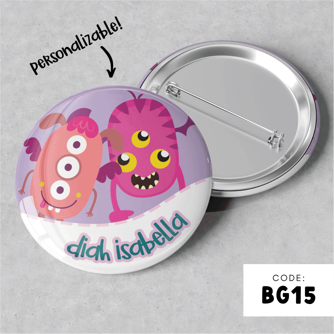 PERSONALISABLE BADGE - BG15
