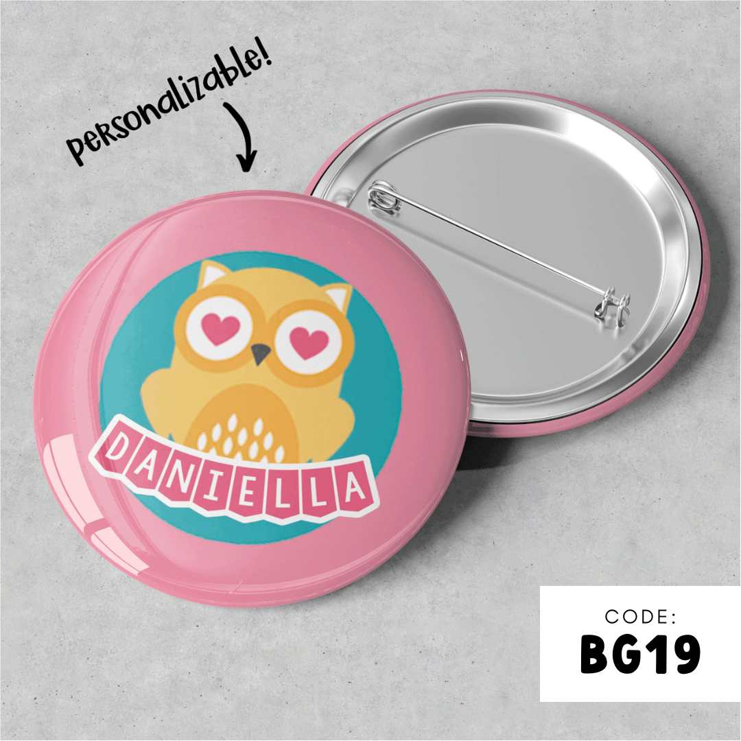 PERSONALISABLE BADGE - BG19