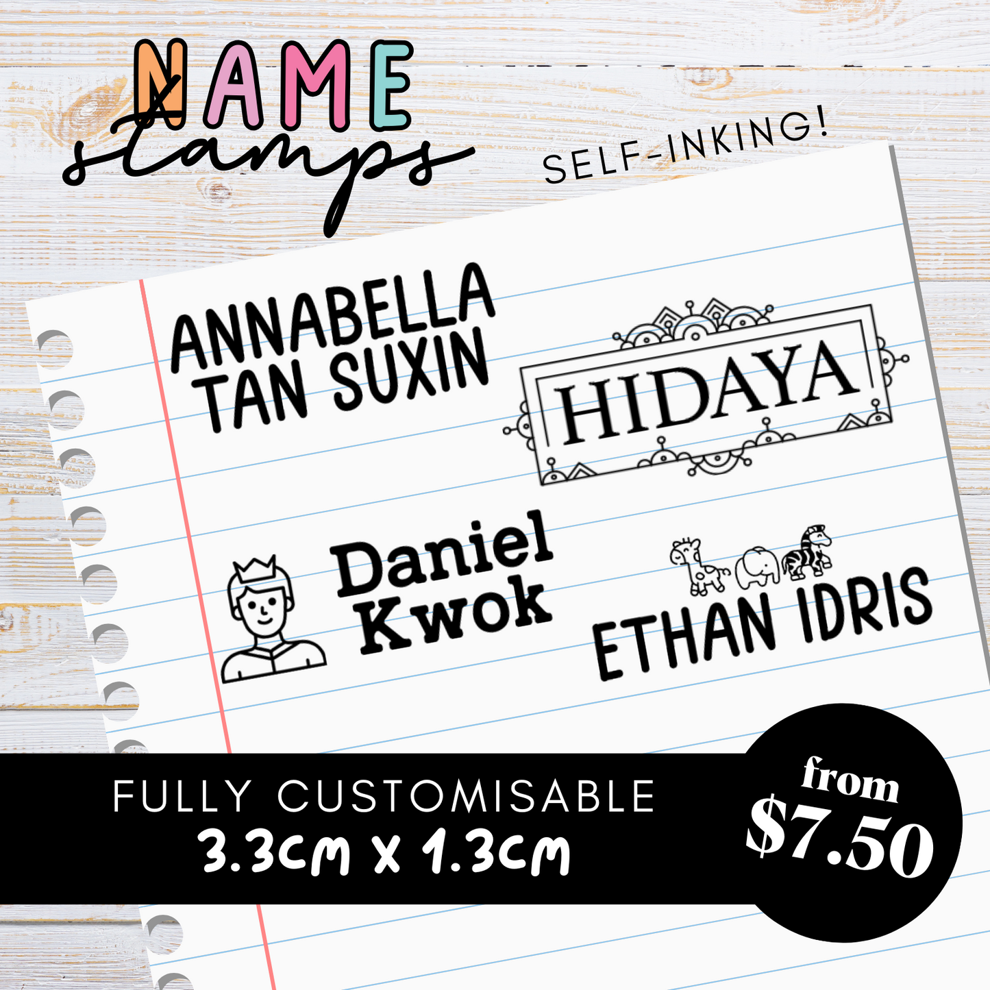 Name Stamps