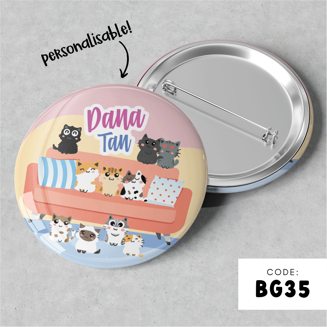 PERSONALISABLE BADGE - BG35