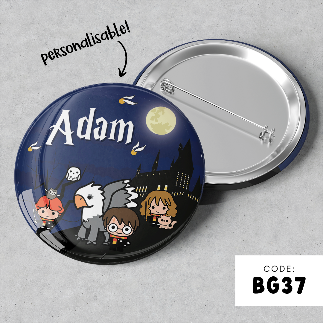 PERSONALISABLE BADGE - BG37