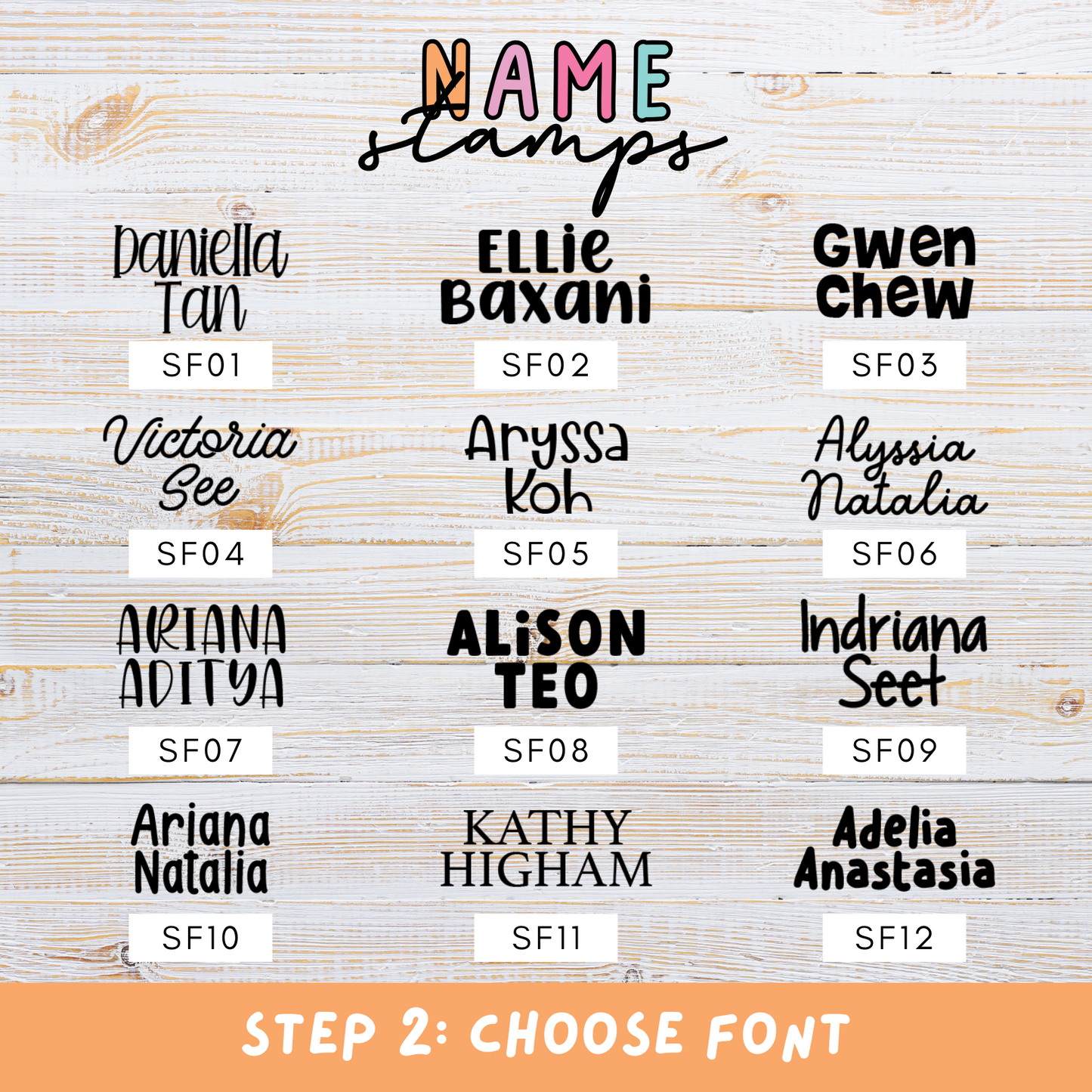 Name Stamps