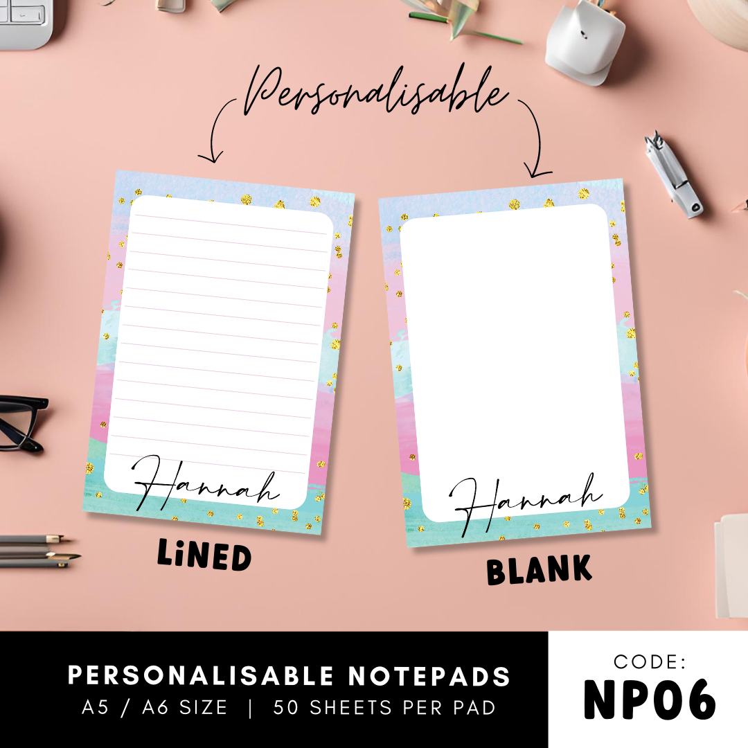 Personalisable Notepad - NP06