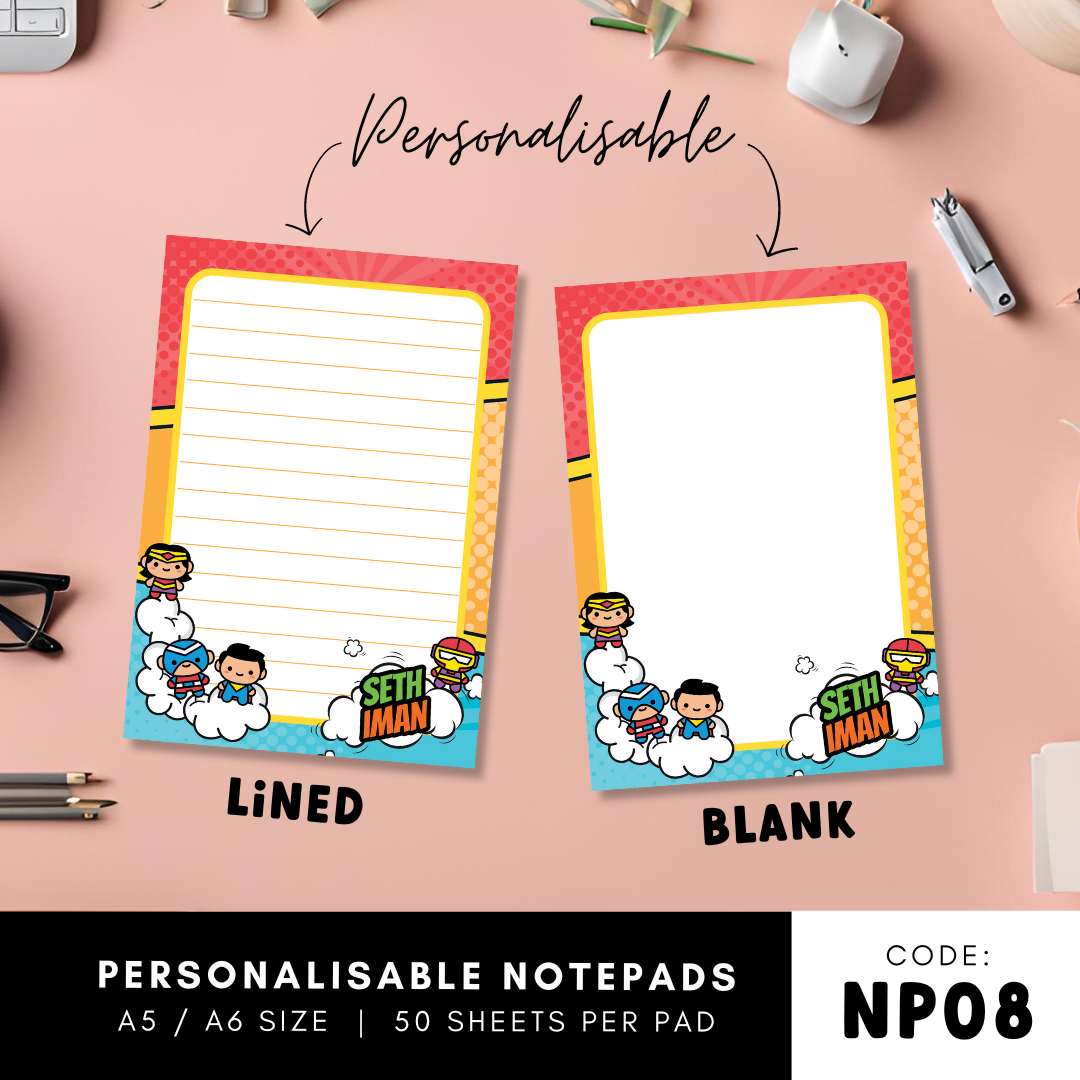 Personalisable Notepad - NP08