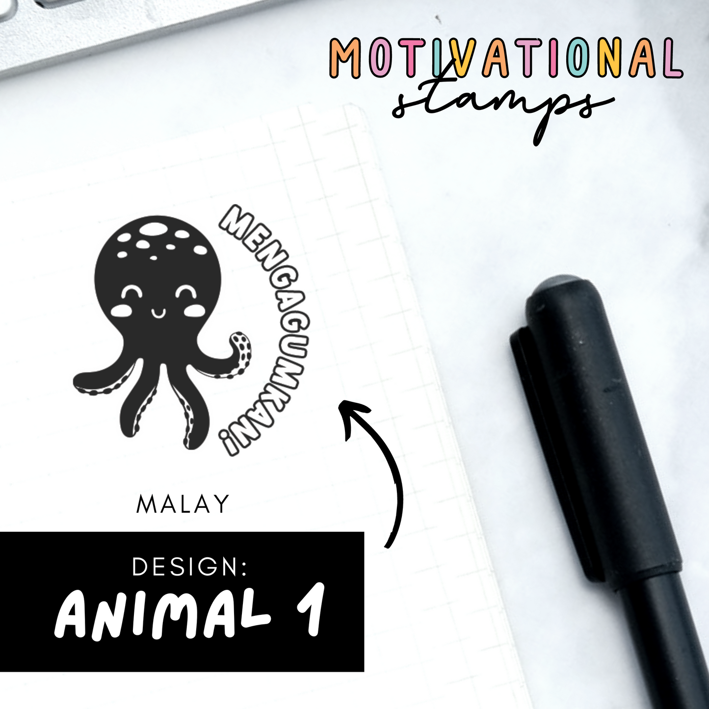 Animal 1 -- Motivational Stamps