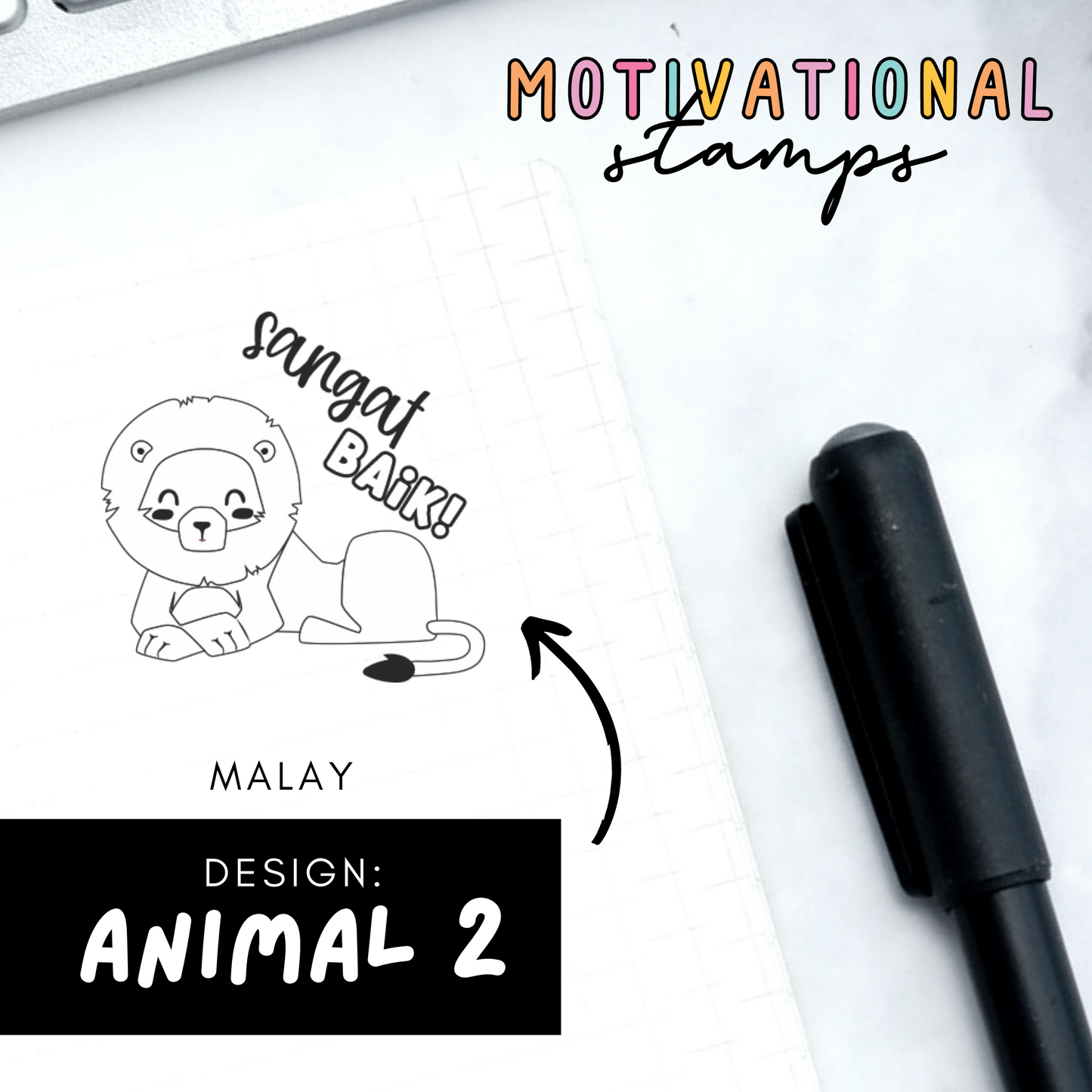 Animal 2 -- Motivational Stamps