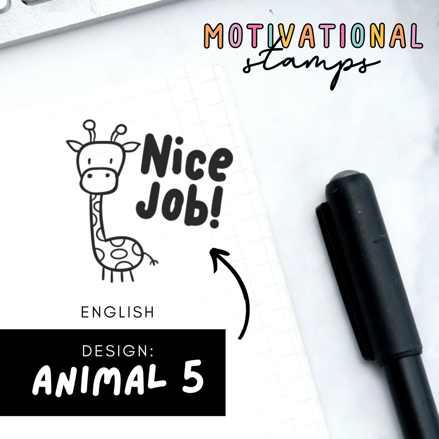 Animal 5 -- Motivational Stamps