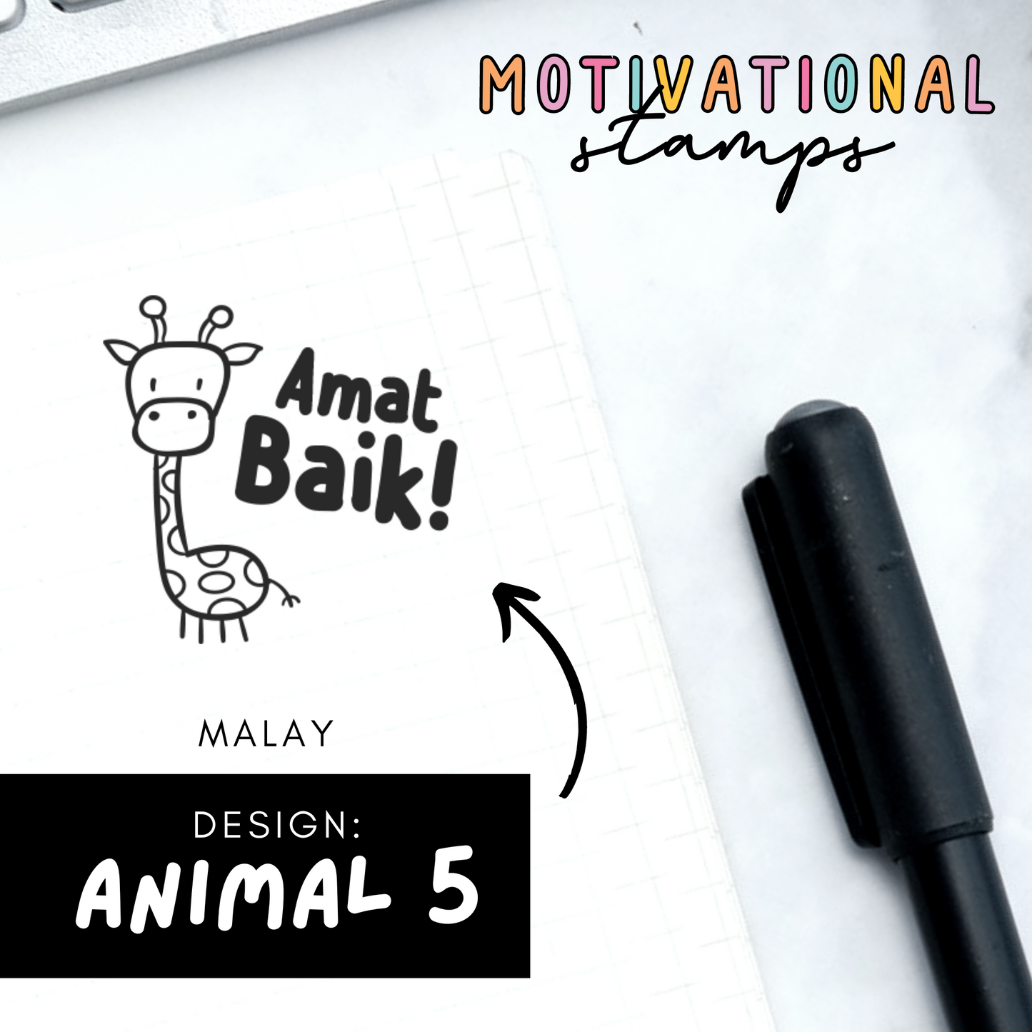 Animal 5 -- Motivational Stamps