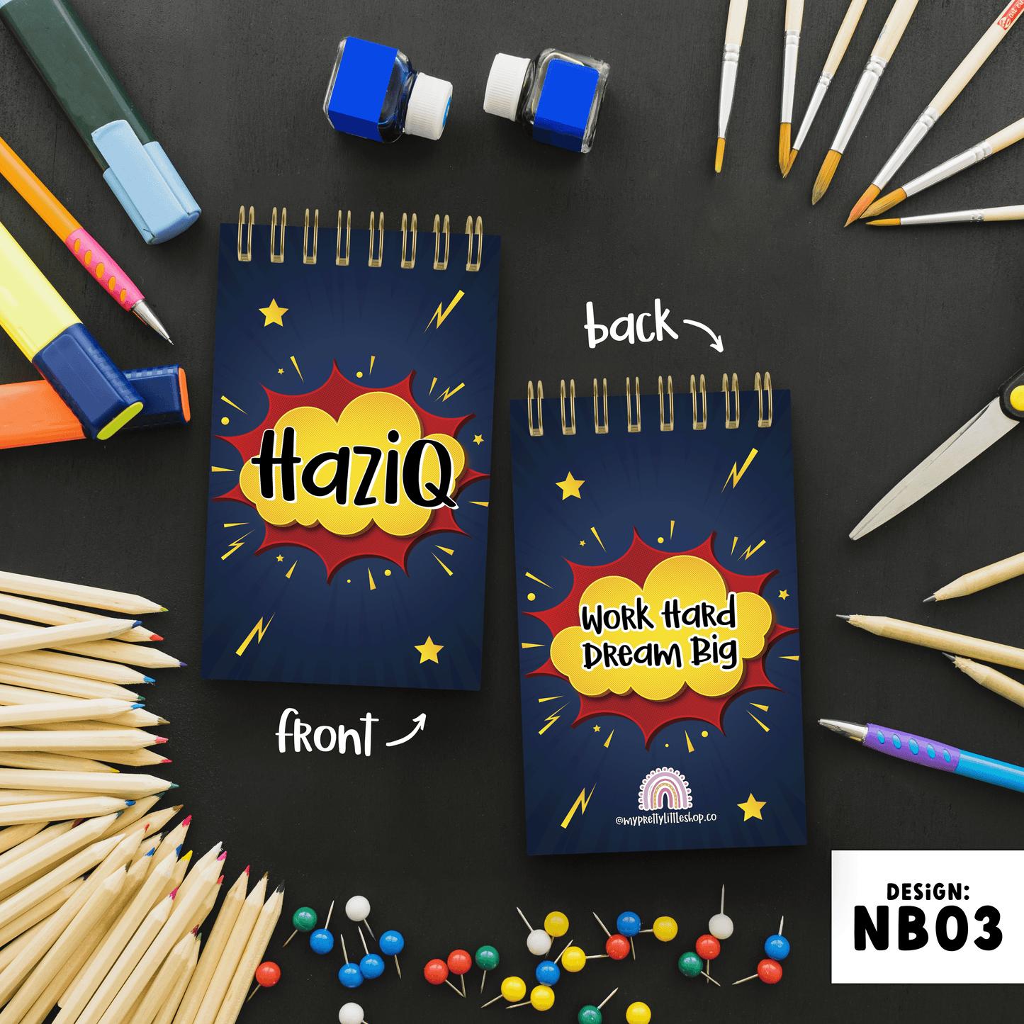 Personalisable Notebook - NB03