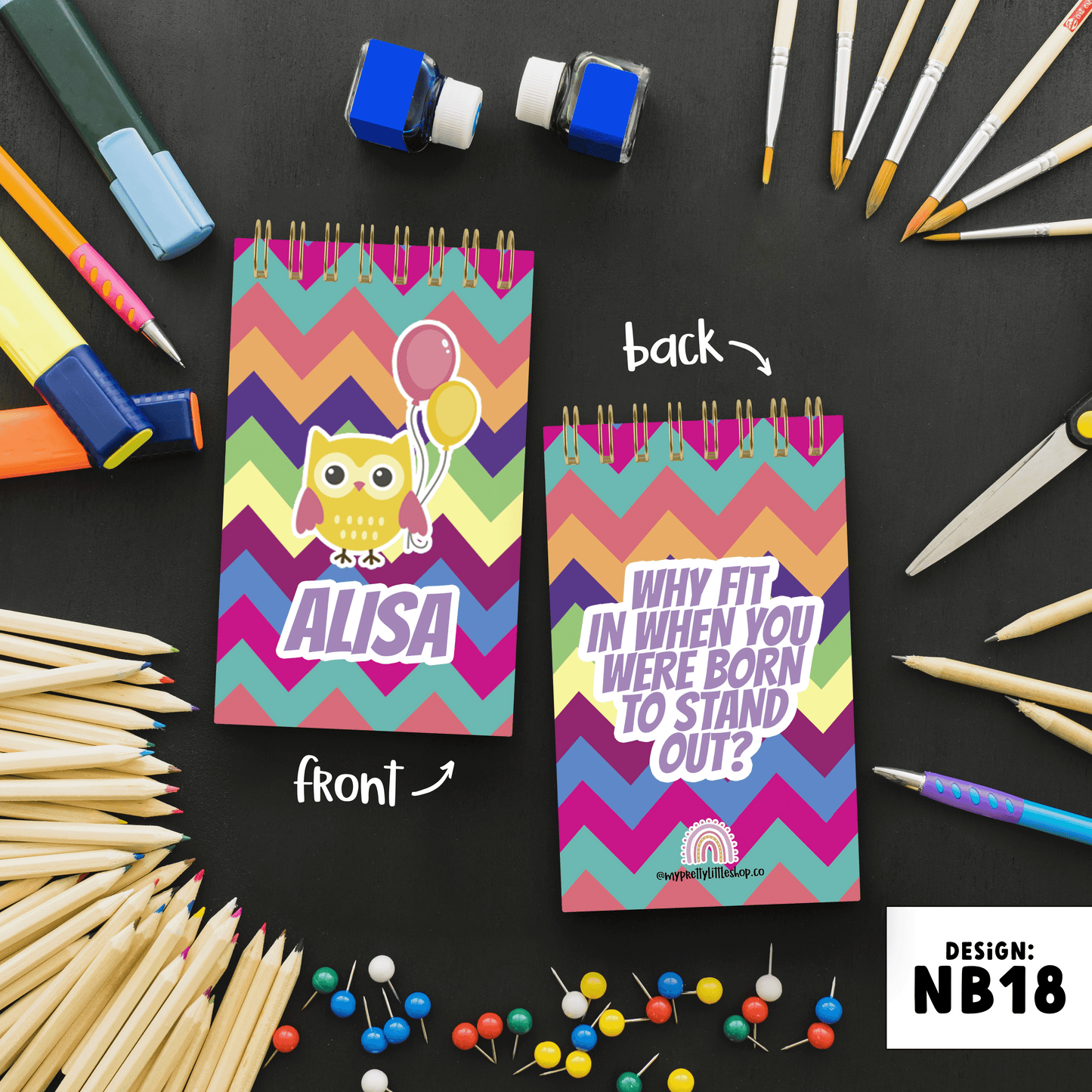 Personalisable Notebook - NB18