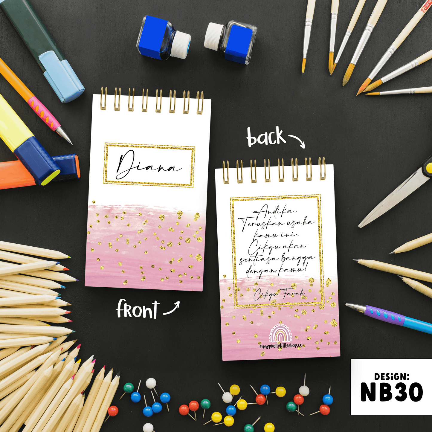 Personalisable Notebook - NB30