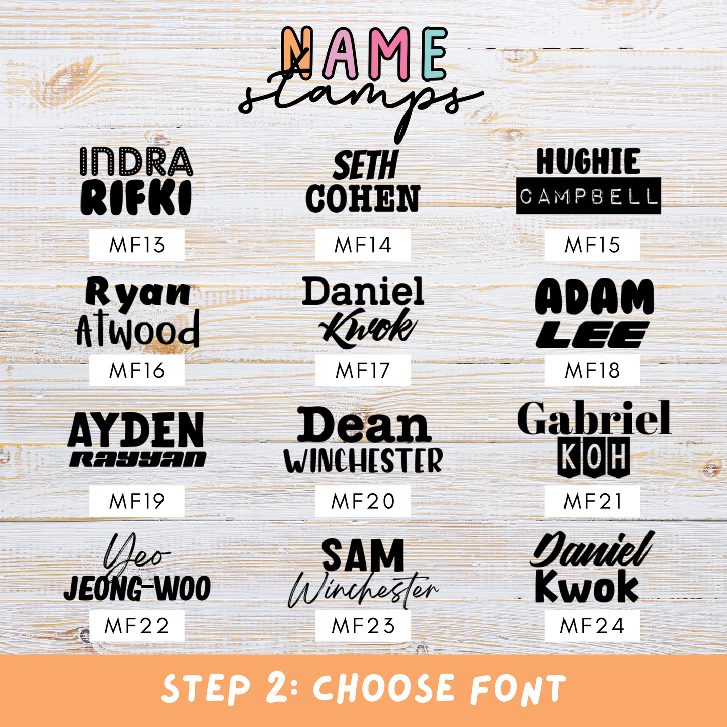Name Stamps