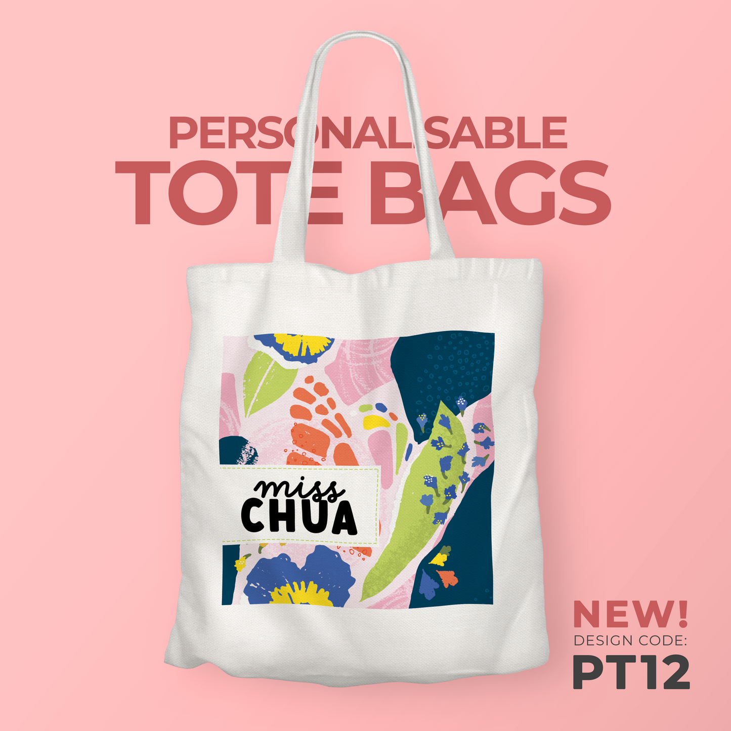 Personalisable Tote Bag - PT12