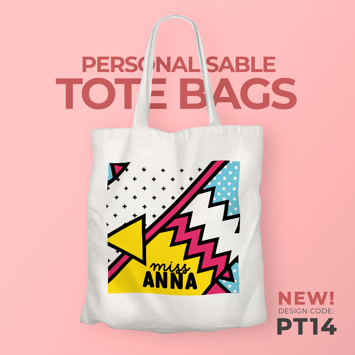 Personalisable Tote Bag - PT14