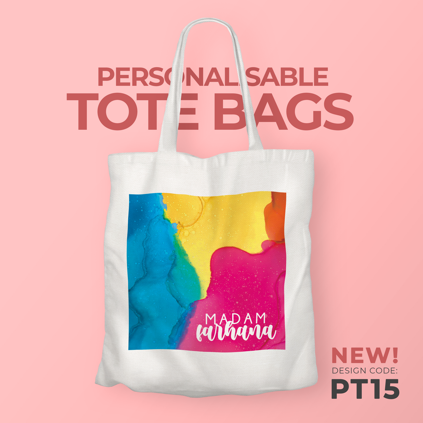 Personalisable Tote Bag - PT15