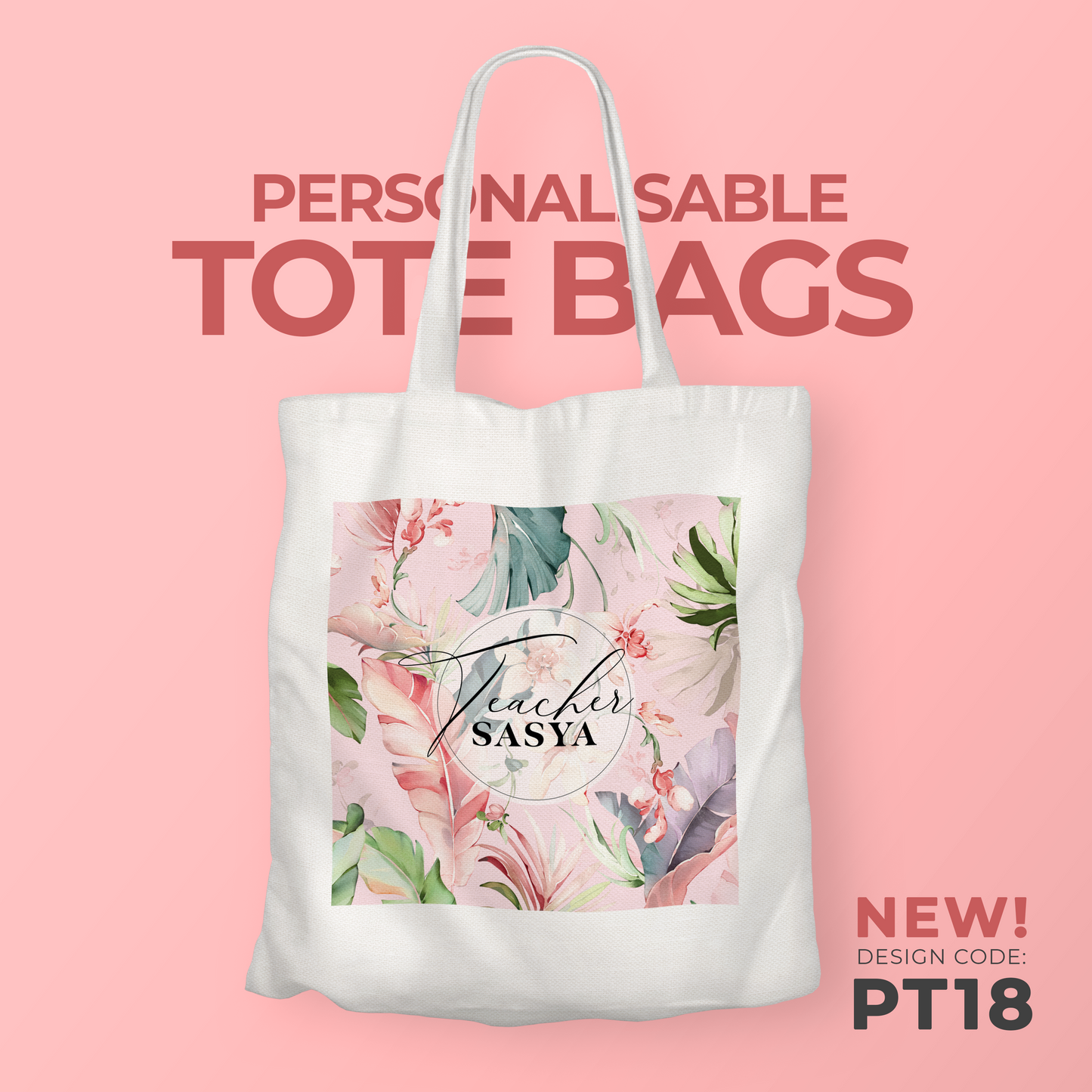 Personalisable Tote Bag - PT18