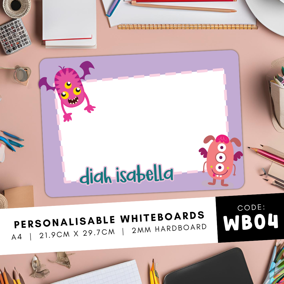 Personalisable Whiteboards - WB04