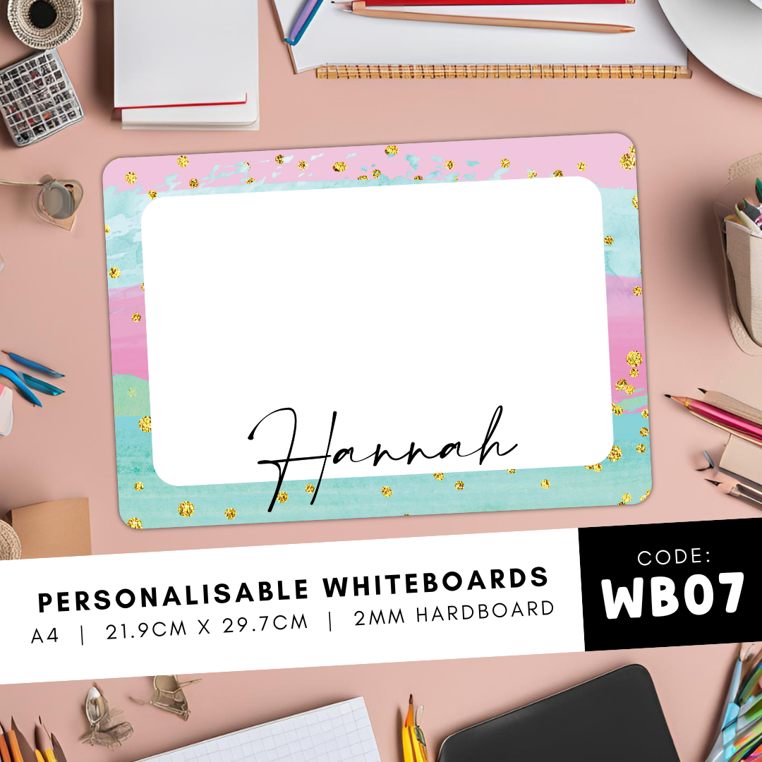 Personalisable Whiteboards - WB07