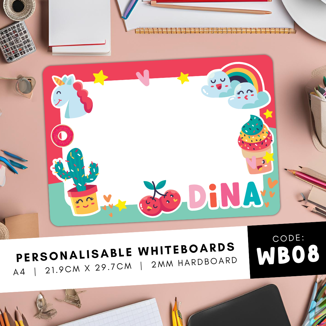 Personalisable Whiteboards - WB08