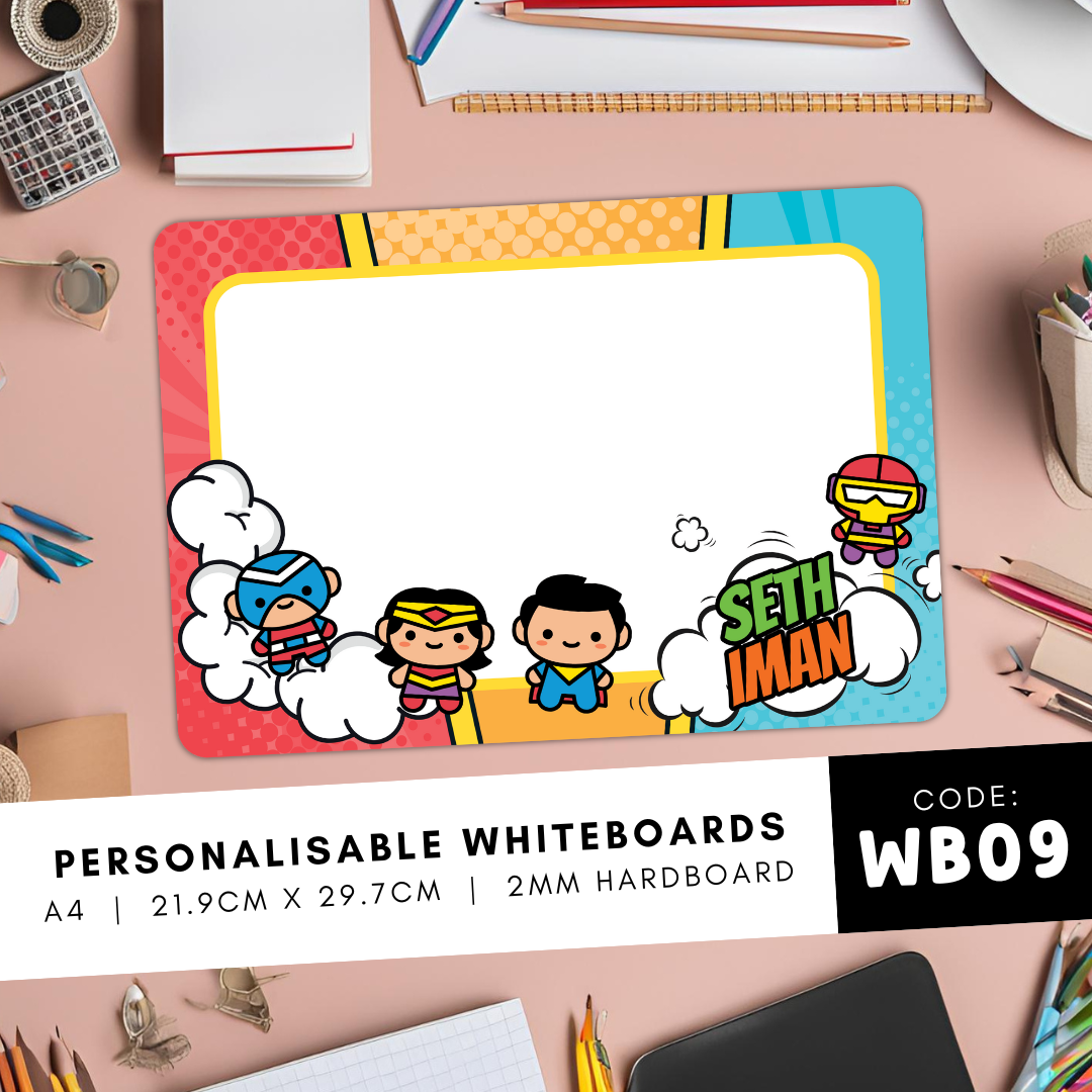 Personalisable Whiteboards - WB09