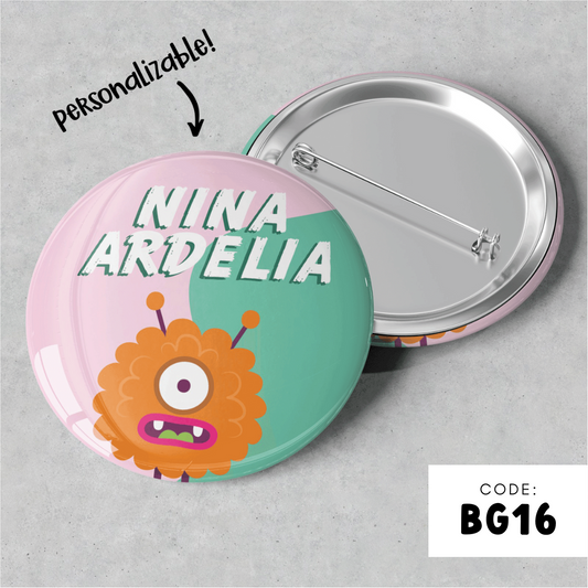 PERSONALISABLE BADGE - BG16