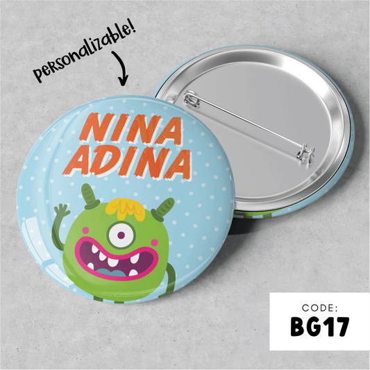 PERSONALISABLE BADGE - BG17