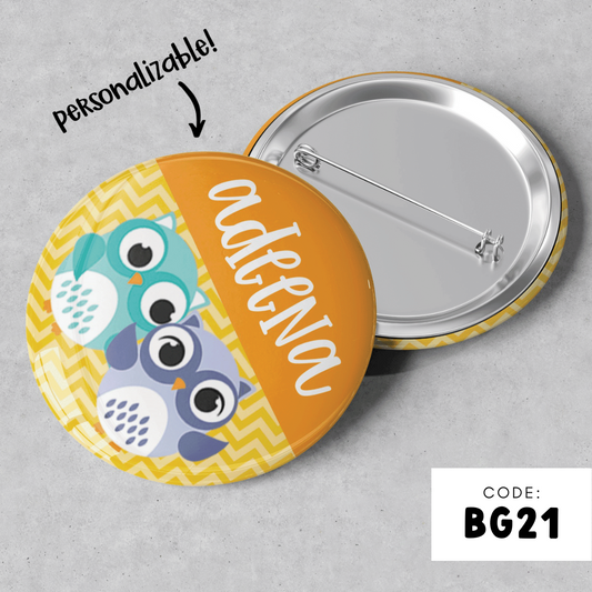 PERSONALISABLE BADGE - BG21