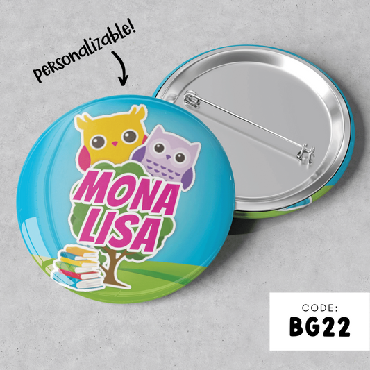 PERSONALISABLE BADGE - BG22