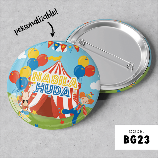 PERSONALISABLE BADGE - BG23