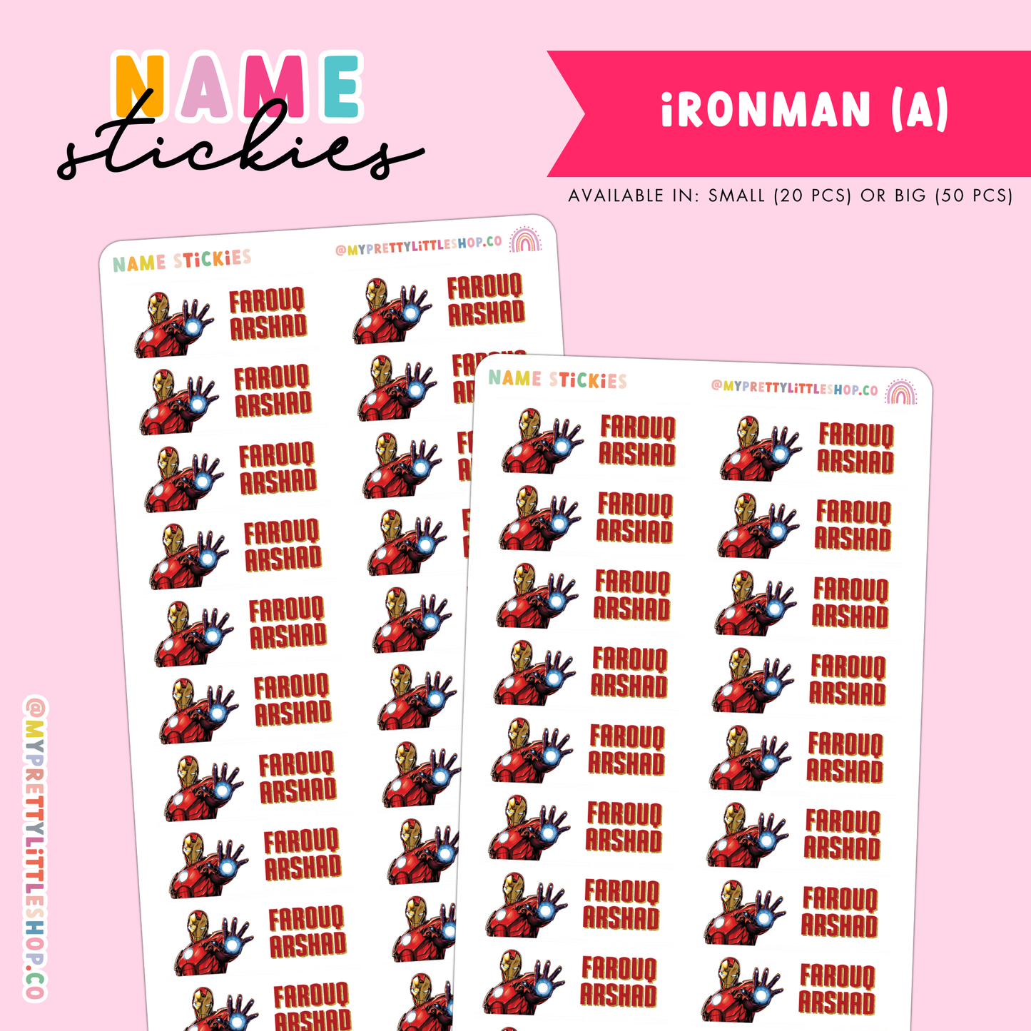 [BUNDLE OF 3] Name Stickies