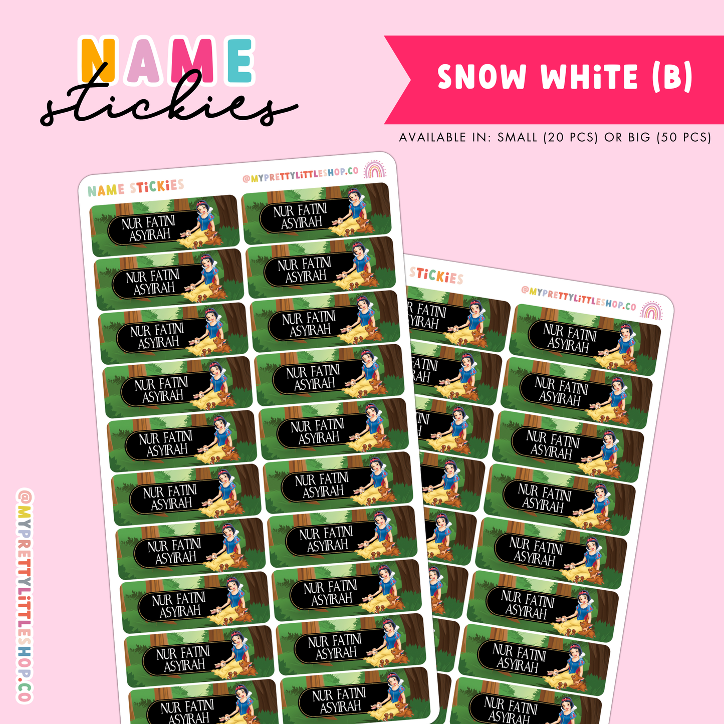[BUNDLE OF 3] Name Stickies
