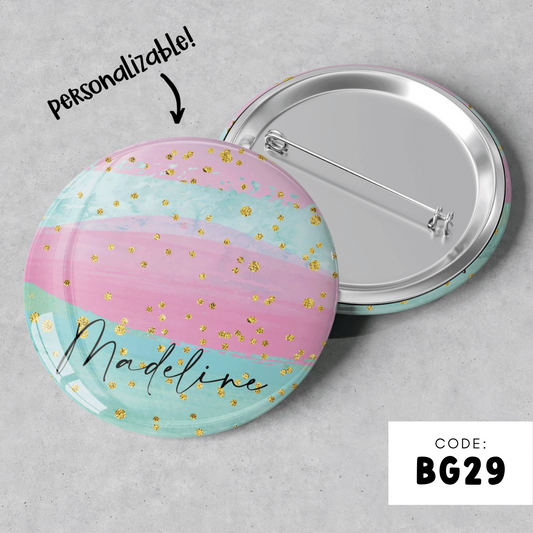 PERSONALISABLE BADGE - BG29