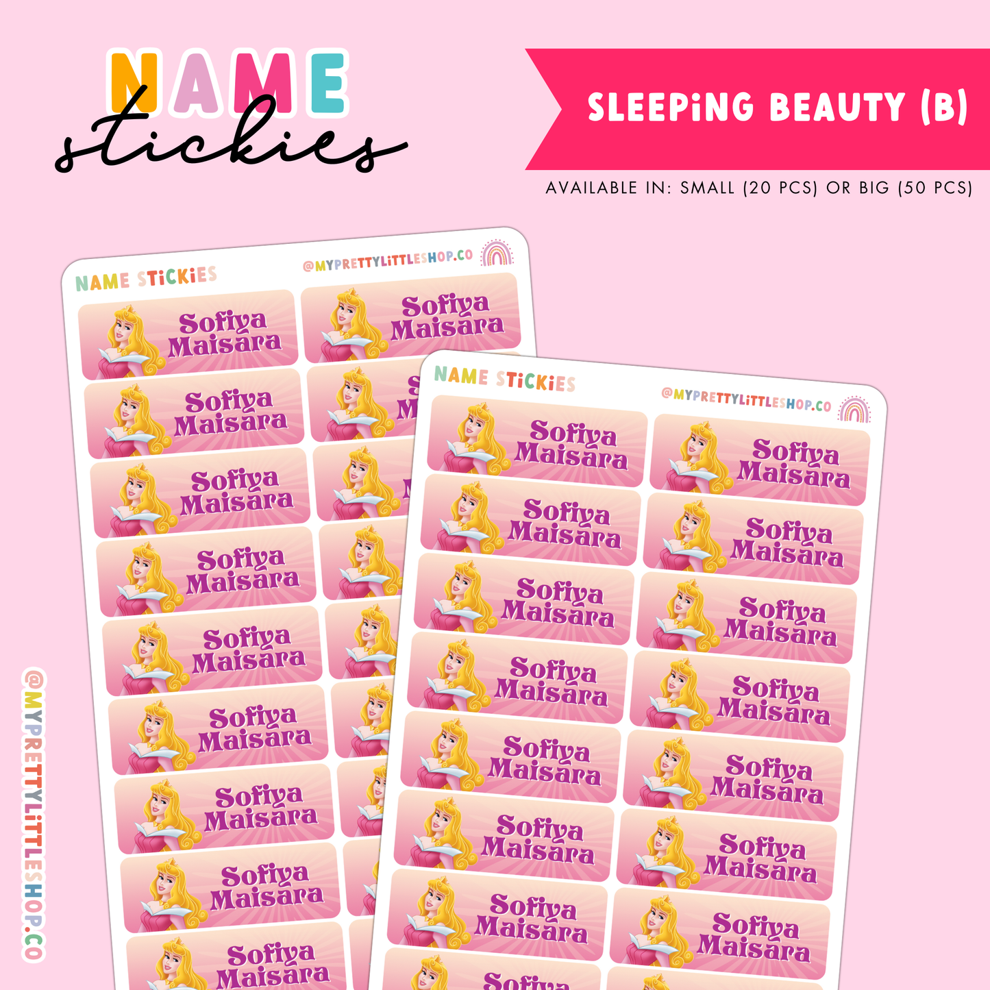 [BUNDLE OF 5] Name Stickies
