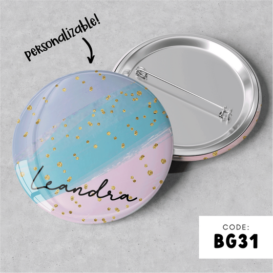 PERSONALISABLE BADGE - BG31