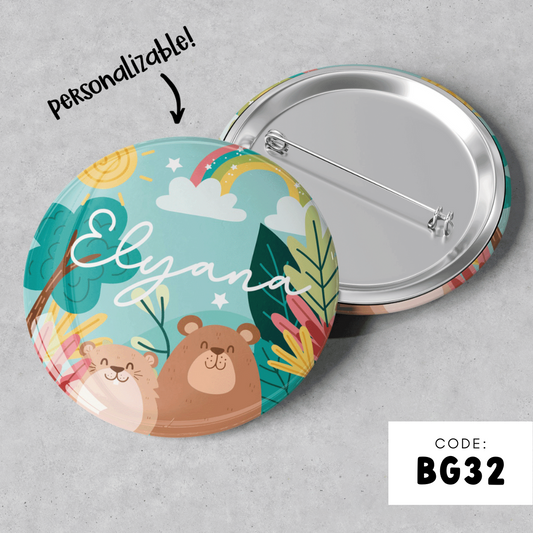 PERSONALISABLE BADGE - BG32