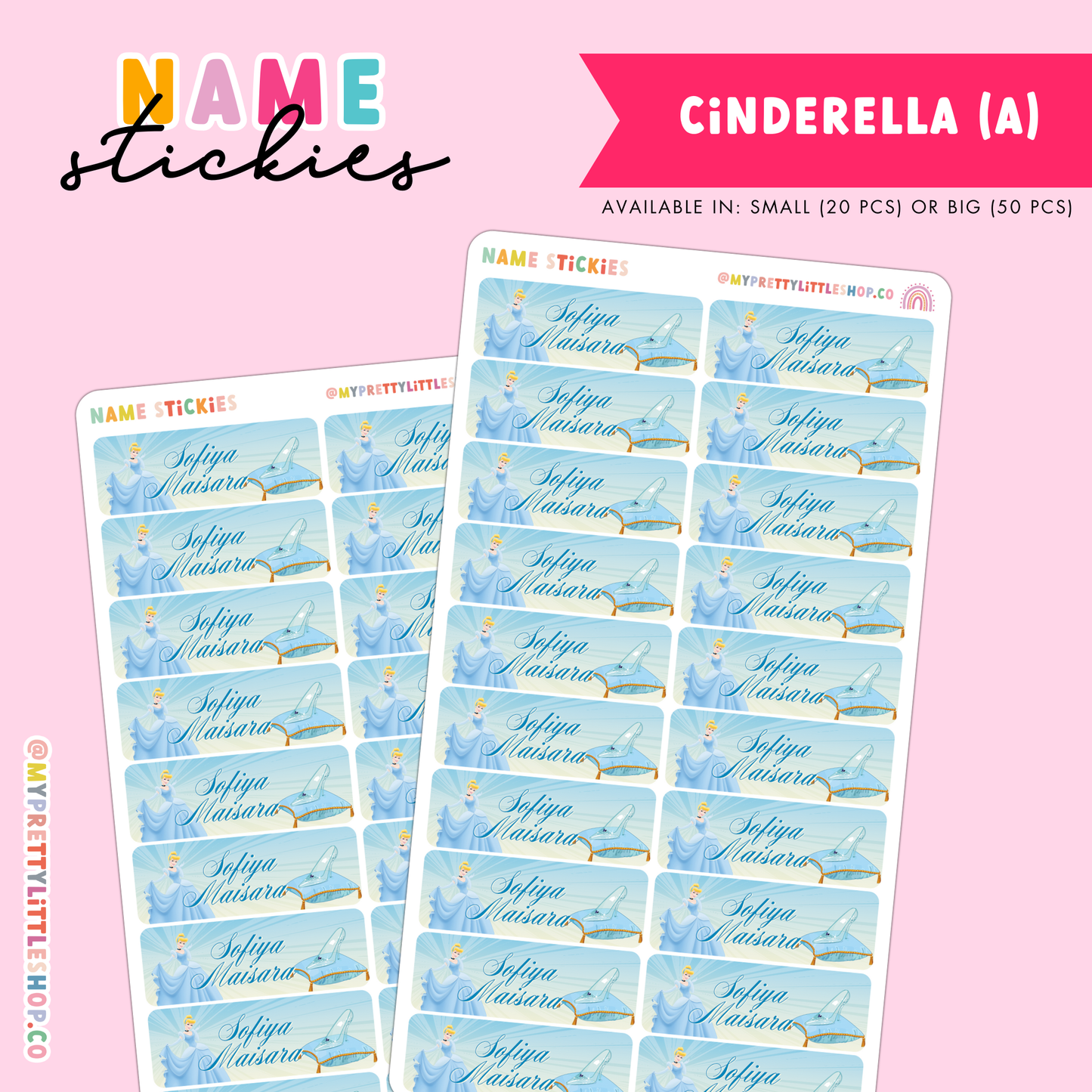 [BUNDLE OF 3] Name Stickies
