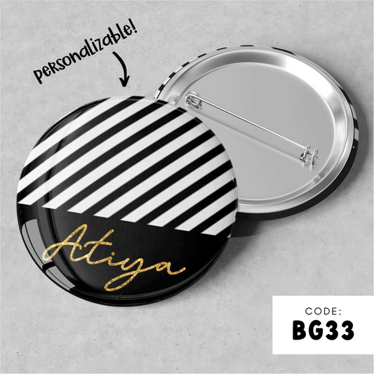 PERSONALISABLE BADGE - BG33