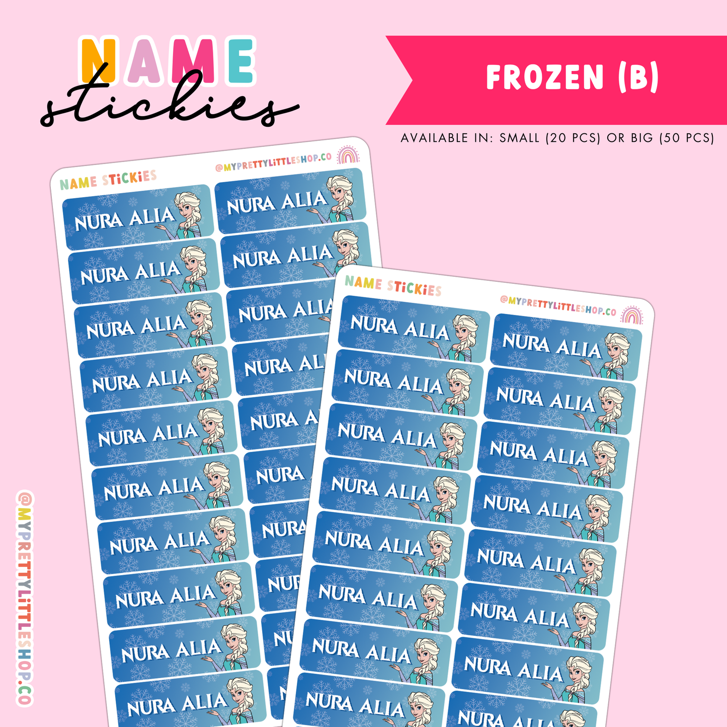 [BUNDLE OF 3] Name Stickies