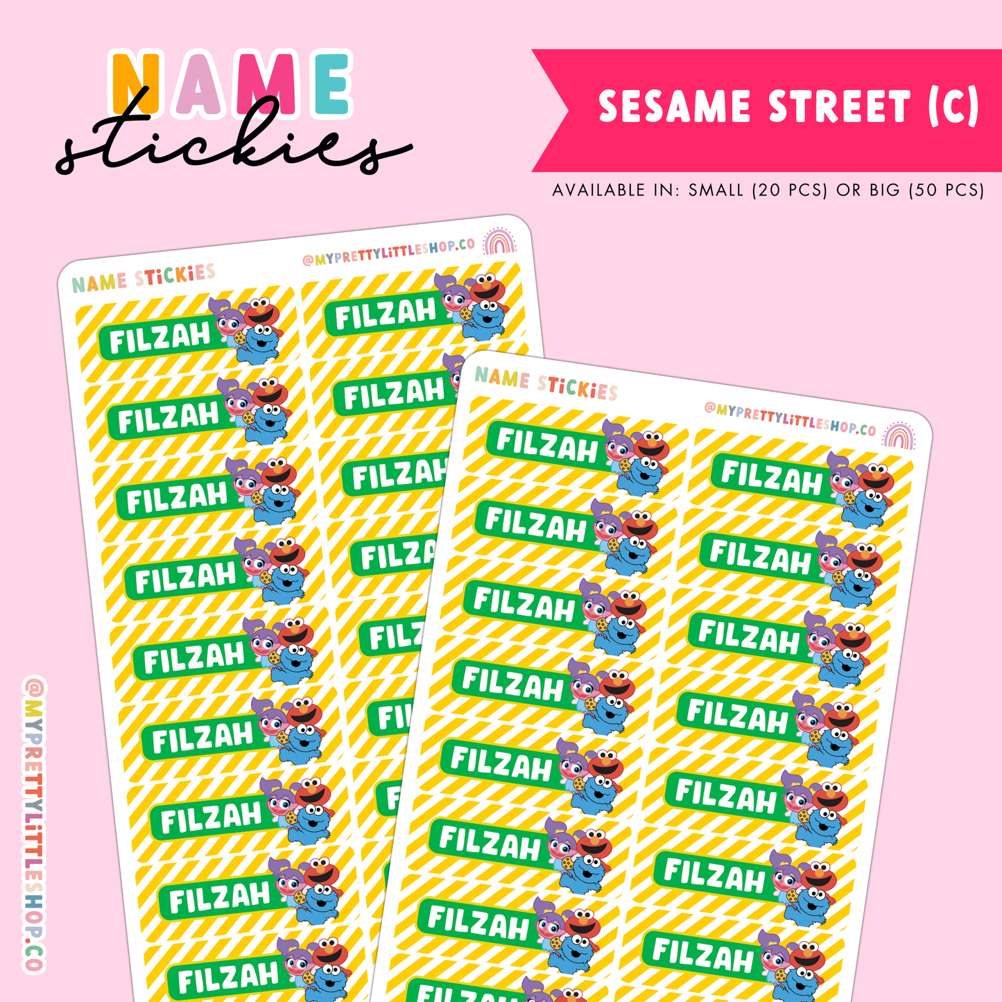 [BUNDLE OF 3] Name Stickies
