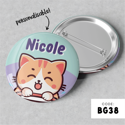 PERSONALISABLE BADGE - BG38