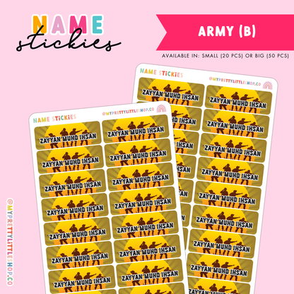 [BUNDLE OF 5] Name Stickies