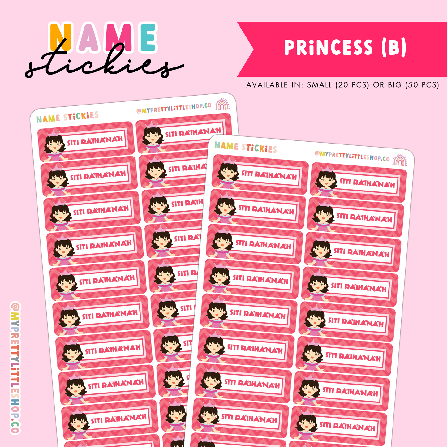 [BUNDLE OF 3] Name Stickies