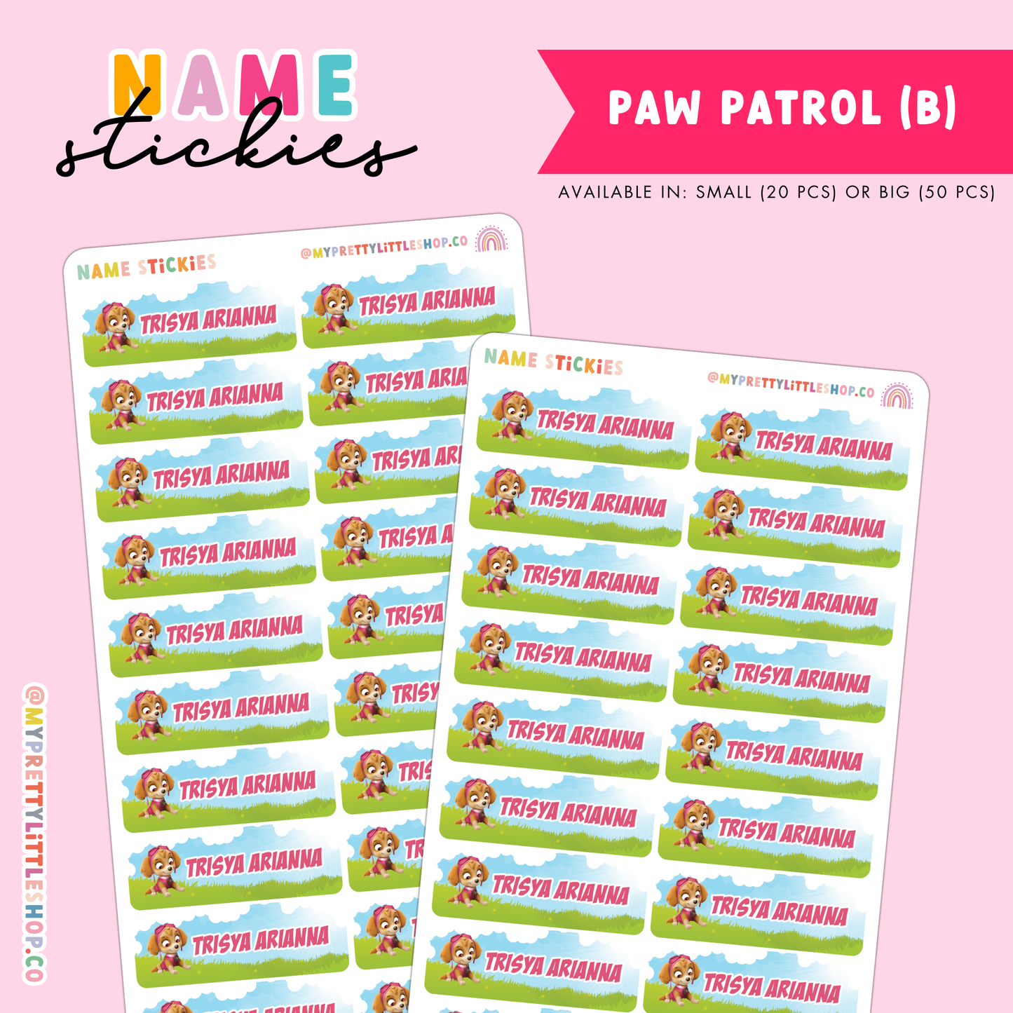 [BUNDLE OF 3] Name Stickies