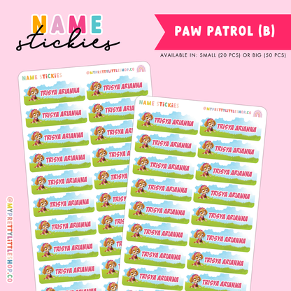 [BUNDLE OF 10] Name Stickies