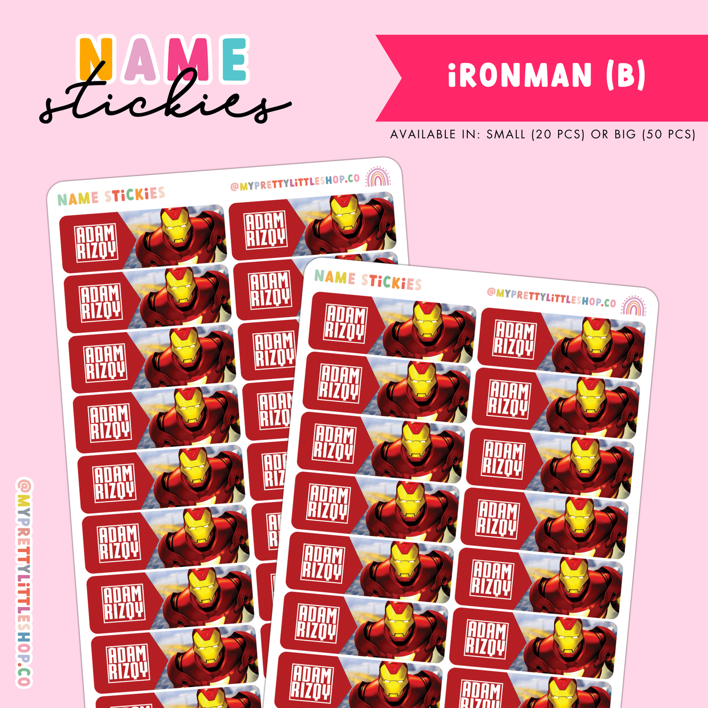 [BUNDLE OF 3] Name Stickies