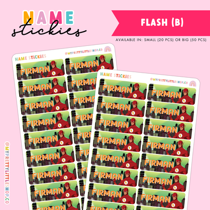 [BUNDLE OF 10] Name Stickies