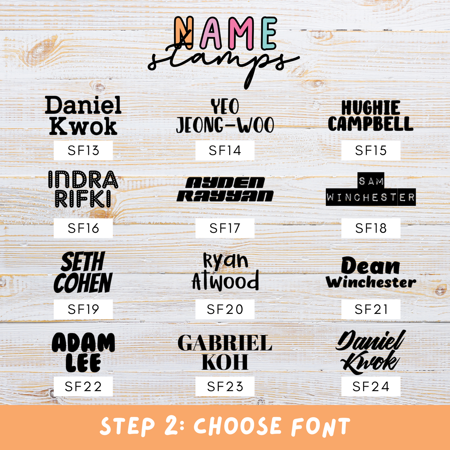 Name Stamps